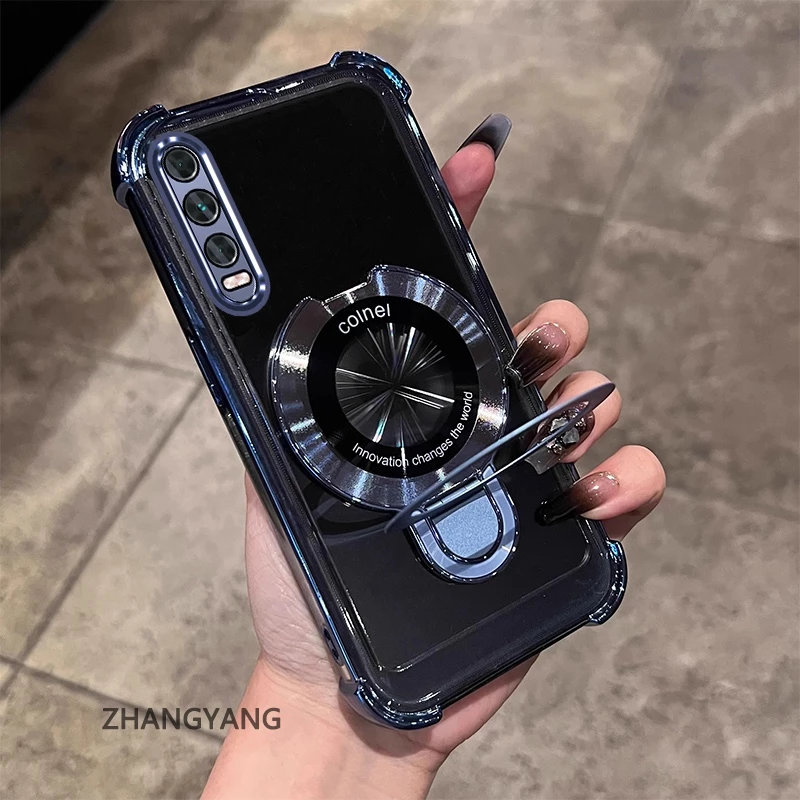 สําหรับ vivo y20 y20s y12s y20i y12a ความงามไฟฟ้า anti drop เคสโทรศัพท์ซิลิโคนพร้อมที่วางโทรศัพท์อเนกประสงค์ U-รูปออกแบบใหม่ TPU นิ่ม