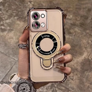 กรณีสําหรับ vivo Y28 4G ความงามไฟฟ้า anti drop เคสโทรศัพท์ซิลิโคนพร้อมผู้ถือโทรศัพท์อเนกประสงค์ U-รูปใหม่ TPU นิ่ม