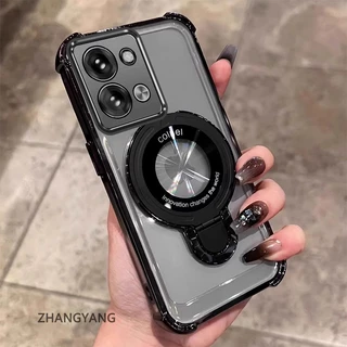 กรณีสําหรับ vivo Y28 4G ความงามไฟฟ้า anti drop เคสโทรศัพท์ซิลิโคนพร้อมผู้ถือโทรศัพท์อเนกประสงค์ U-รูปใหม่ TPU นิ่ม