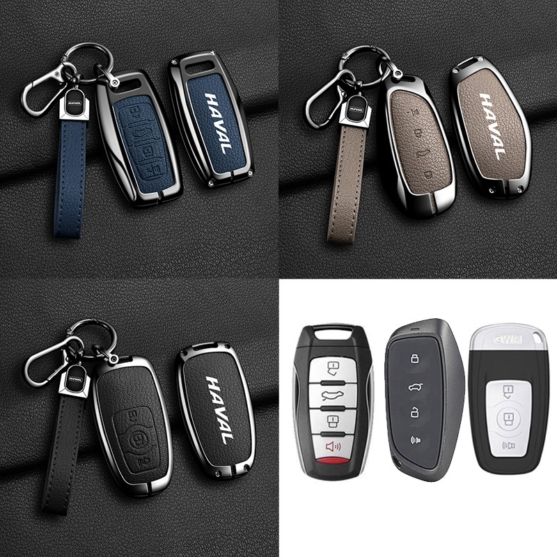 เคสกุญแจรถมสําหรับ เคสกุญแจ HAVAL JOLION PHEV H6 HEV XY GWM H2 H2s H1 2022 2023 H5 M4 H9 พวงกุญแจรถย
