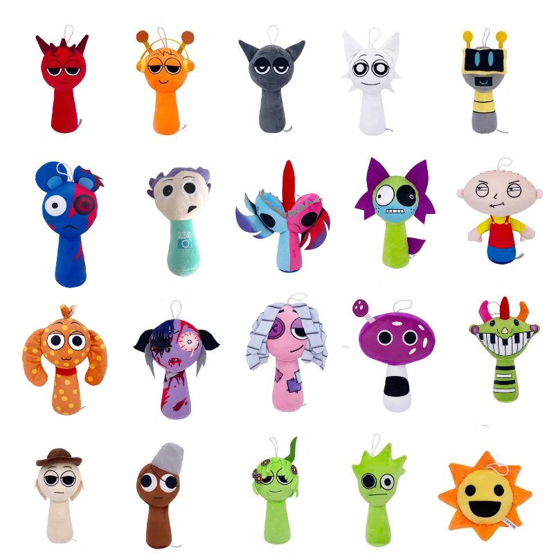 Sprunki Incredibox sprunki ของเล่นตุ๊กตาของขวัญคริสต์มาสสําหรับเด็ก Oren Raddy