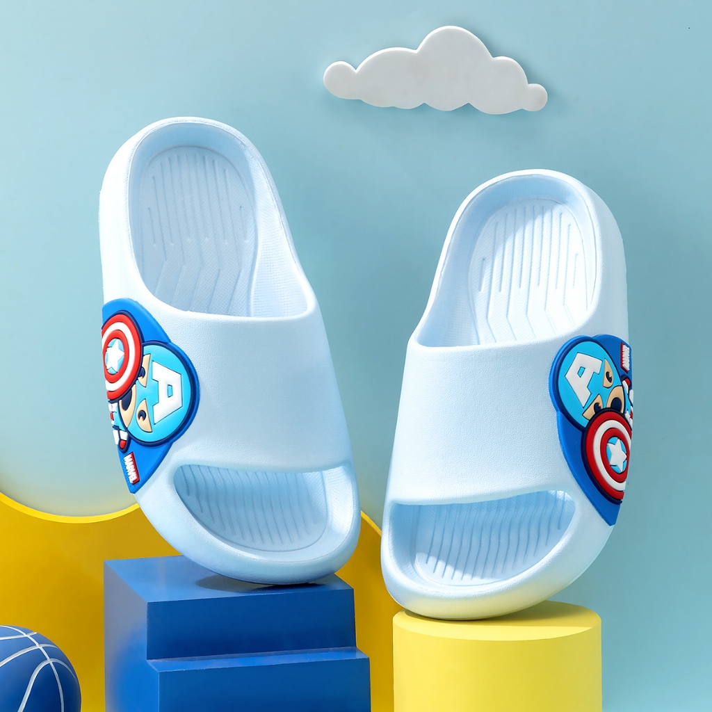 Disney รองเท้าแตะเด็กแบบใหม่2025สำหรับผู้ชายและผู้หญิง3-12ปีรองเท้าแตะฤดูร้อนพื้นนิ่มลายการ์ตูนไดโนเสาร์กันลื่นสำหรับเด็ - รูปที่ 2