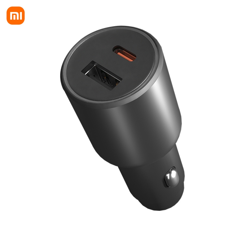 Xiaomi 43W Car Charger 1C1A Dual-Port Fast Charging พร้อมตัวบ่งชี้ LED รองรับ PD3.0, QC3.0, UCFS1.0