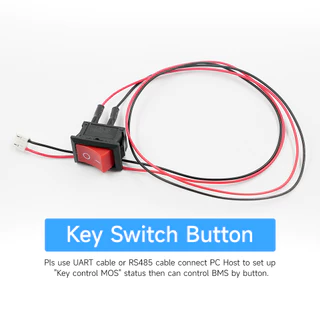 DALY BMS อุปกรณ์เสริมหน้าจอสัมผัส RS485 CAN BUS สวิทช์จอแสดงผล buzzer 4.3LCD 3LCD RJ45 สาย