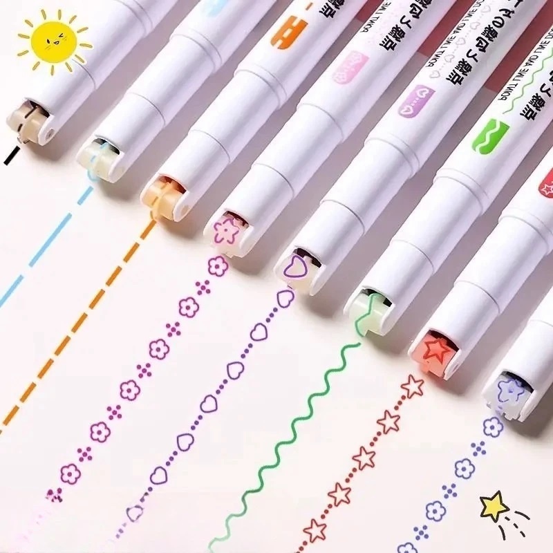 Creative DIY Lace Stamp Roller Pen Kit – เครื่องเขียนน่ารัก 6 สีสําหรับ Crafting & Gift Decor,stamp 