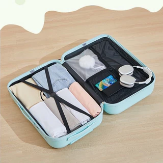 LLuckth [จัดส่งจากกรุงเทพฯ] กระเป๋าเดินทาง วัสดุกันน้ำ PC luggage 360 °ล้อสากล มีสาย USB ชาร์จ