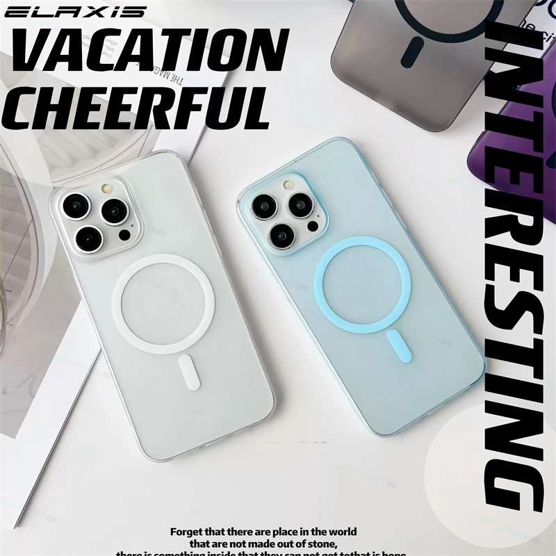 ELAXIS แม่เหล็กชาร์จไร้สายปลอกสําหรับ Honor 90 5G เคสโทรศัพท์กันกระแทก Matte Slim Frosted โปร่งแสงปกหลัง ES037 ราคา ถูกที่สุด ดีลบีเคเค แกลเลอรีภาพที่ 6