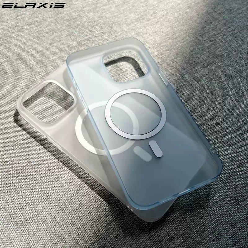 ELAXIS แม่เหล็กชาร์จไร้สายปลอกสําหรับ Honor 90 5G เคสโทรศัพท์กันกระแทก Matte Slim Frosted โปร่งแสงปกหลัง ES037 ราคา ถูกที่สุด ดีลบีเคเค แกลเลอรีภาพที่ 7
