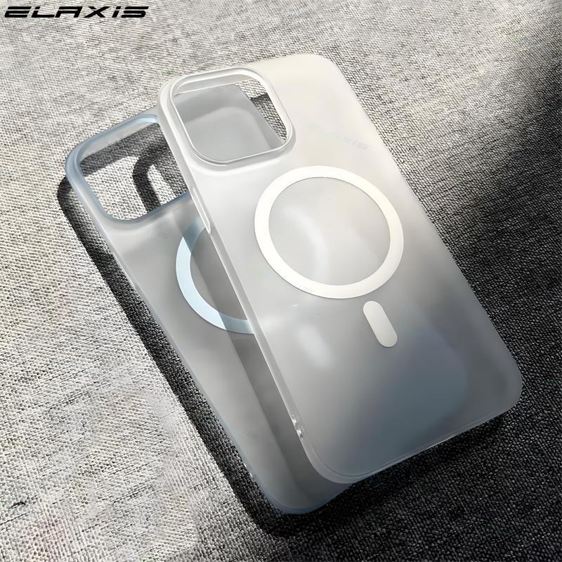 ELAXIS แม่เหล็กชาร์จไร้สายปลอกสําหรับ Honor 90 5G เคสโทรศัพท์กันกระแทก Matte Slim Frosted โปร่งแสงปกหลัง ES037 ราคา ถูกที่สุด ดีลบีเคเค แกลเลอรีภาพที่ 9