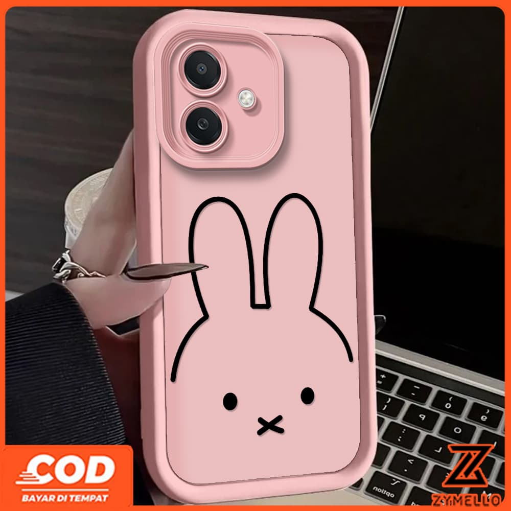 สําหรับRedmi A5 A3 13C 14Cหมายเหตุ13 Pro Redmiหมายเหตุ14 Pro Xiaomi 14T POCO C61 4Gน่ารักMiffyกระต่ายกันกระแทกTPUเคสโทรศัพท์