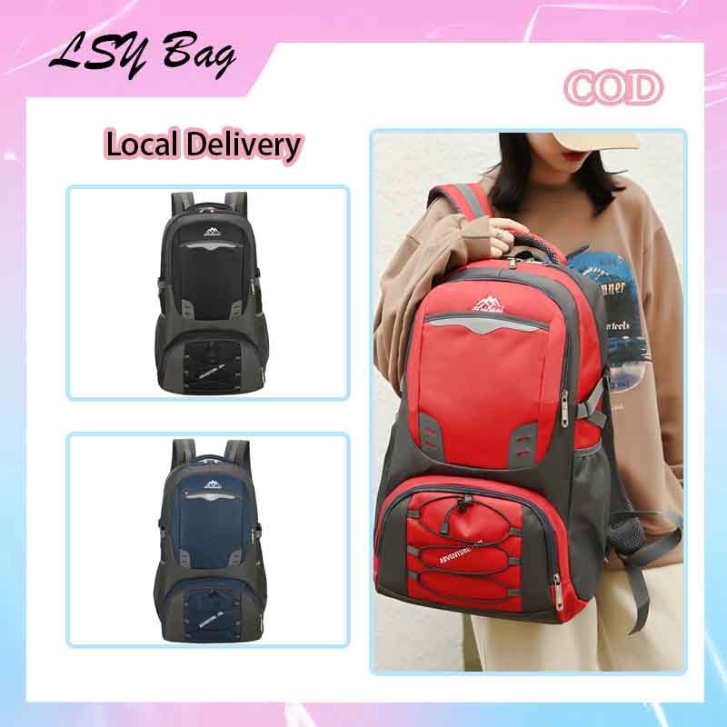 Traveler Backpack 40L / 60L / 85L / กระเป๋าเป้สะพายหลัง กระเป๋าเดินทางWaterproof Outdoor Backpack Ru