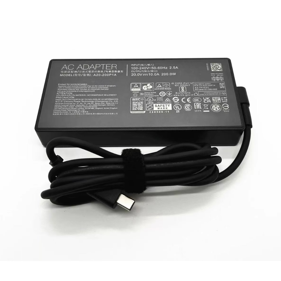 Oem 20V 10A 200W AC Adapter Charger สําหรับ ASUS ProArt P16 H7606WI-P16.ร3704070 แหล่งจ่ายไฟ Brick L