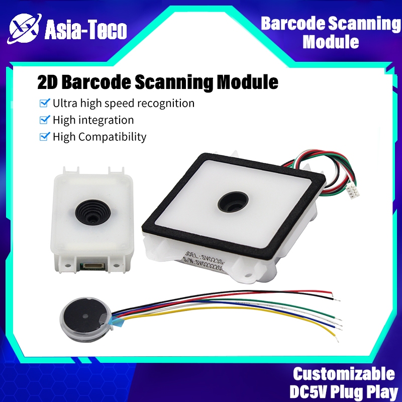 UART Barcode Scanner QRcode Reader โมดูล QR Code Bar Reader สําหรับ Android Arduino Decode โมดูล