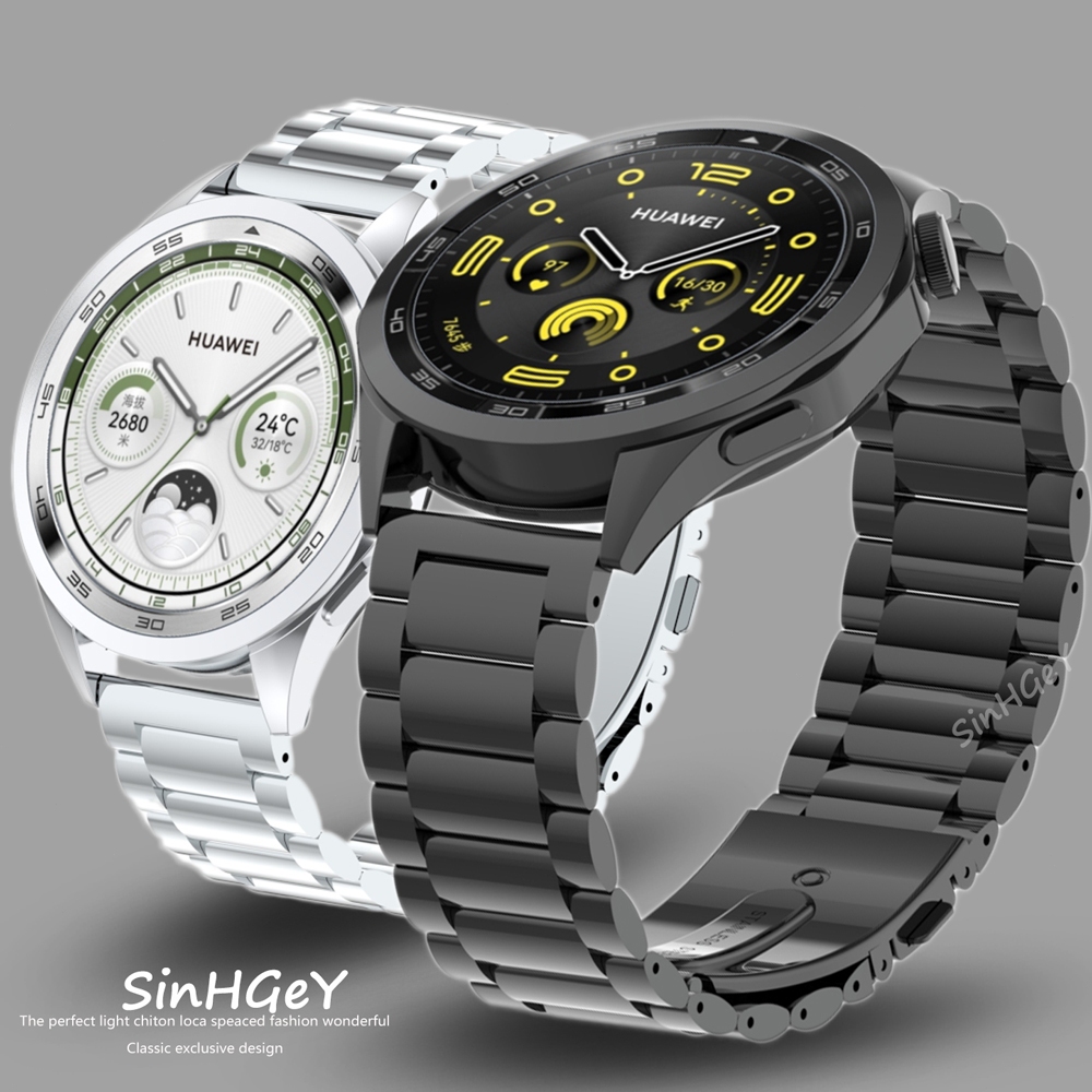 สายโลหะสําหรับ Huawei นาฬิกา GT5 4 3 2 Pro 46 มม.42 มม.41 มม.Huawei นาฬิกา 2 3 4 Pro Ulticate Buds สายสแตนเลส Honor Magice GS 4 3 Pro เปลี่ยนสาย