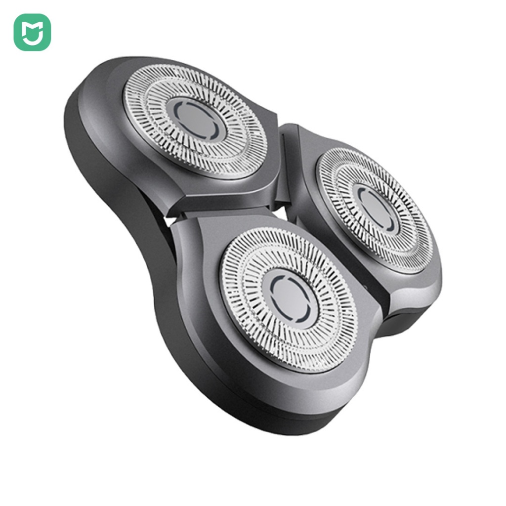 Mijia เปลี่ยนหัวตัด Dual-Ring ใบมีดนําเข้าเหล็กเหมาะกับเครื่องโกนหนวด Mijia S300 S500 S500C