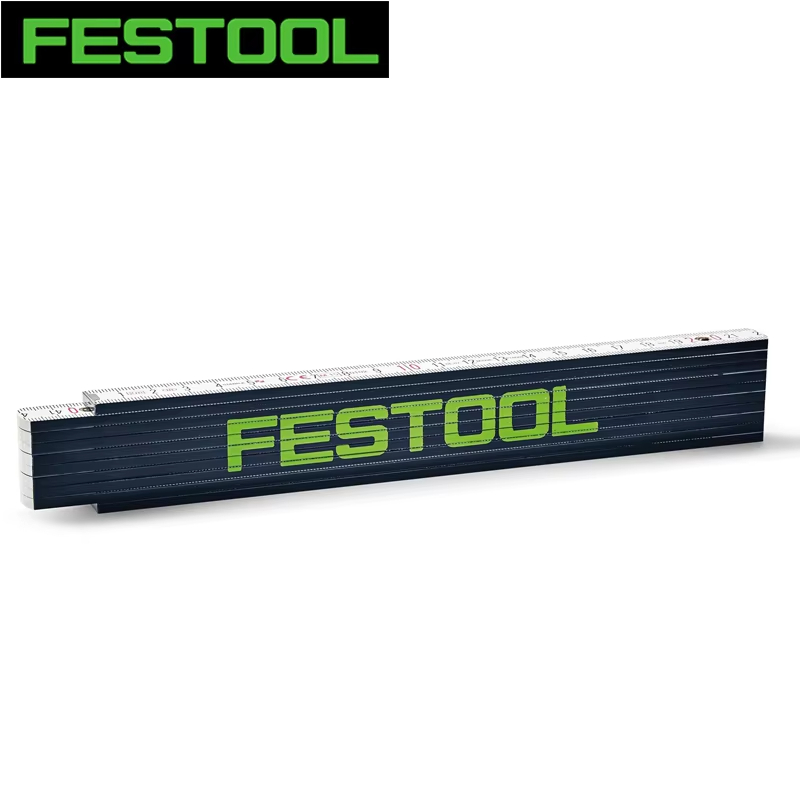 Festool MS 201464 ไม้บรรทัดพับ 2 เมตรความแม่นยําสูง/ความต้านทานแรงกระแทกยากเครื่องมือวัดไซต์อาคารในครัวเรือน