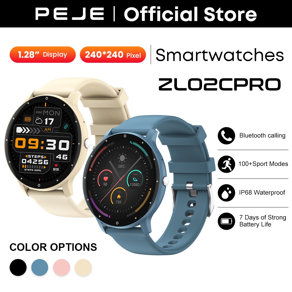 [PEJE ZL02CPRO]Sport Smart Watch Silicone Band Wireless Functionity Voice Assistant