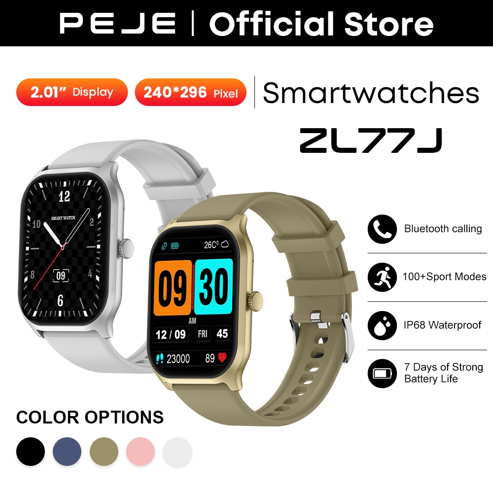 [Peje ZL99J]สมาร์ทวอทช์อเนกประสงค์ (Answer/Dial), 68 นาฬิกาดิจิตอลสําหรับ IOS และ Android