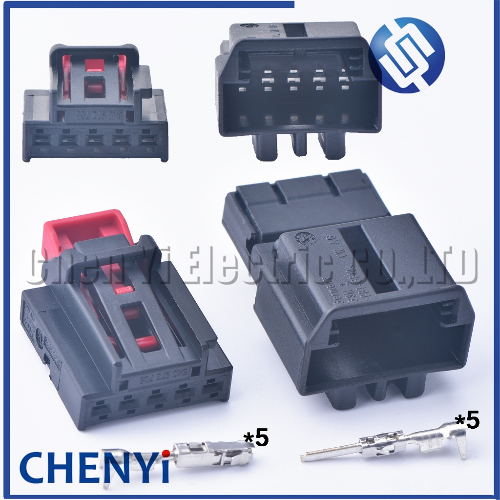 5 Pin ไฟท้ายอัตโนมัติปลั๊กเชื่อมต่อซ็อกเก็ต 5K0 972 705 5G0 972 715 สําหรับกอล์ฟ Santana Tiguan Mago