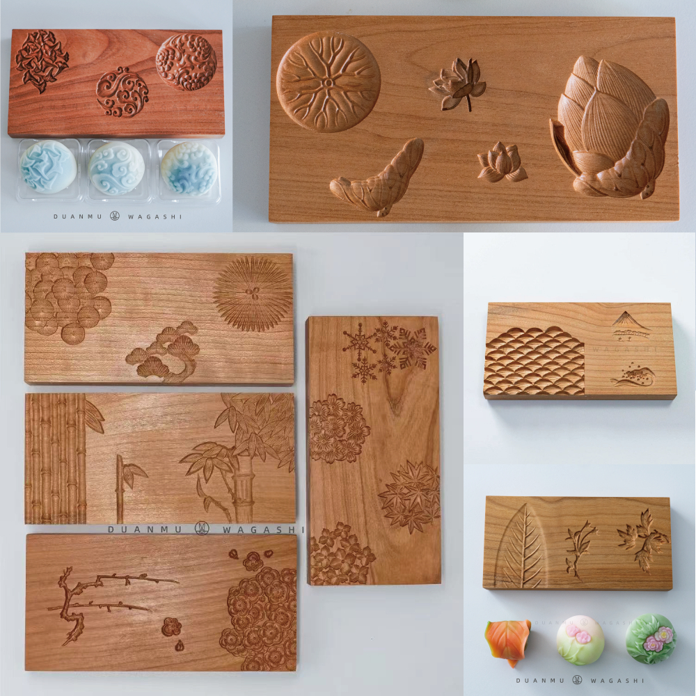 ญี่ปุ่น Wagashi เครื่องมือ Wagashi การพิมพ์ BOARD Chime BOARD Sakura BOARD Shotgun DMwagashi DMwagas