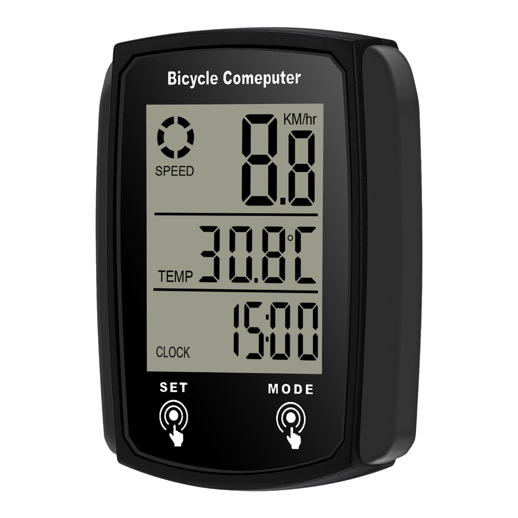 คอมพิวเตอร์จักรยานแบบมีสาย 19 ฟังก์ชั่น Touch Bike Speedometer เครื่องวัดระยะทางกันน้ําคอมพิวเตอร์จักรยานพร้อม Backlight - รูปที่ 5