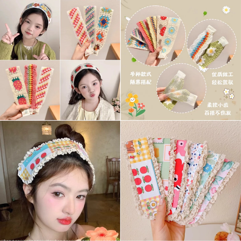 French Pastoral สไตล์แถบคาดศีรษะหญิงผมหัก Tidy-up แถบคาดศีรษะ High-End Hairpin Headwear