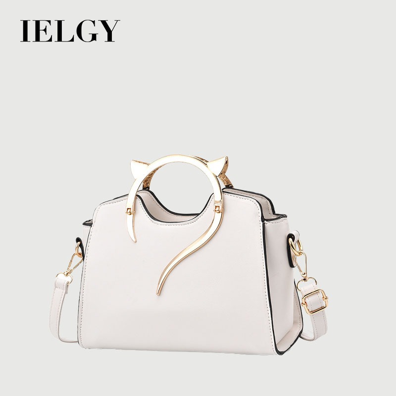IELGY กระเป๋าถือแฟชั่นกระเป๋าสะพายไหล่เฉพาะเรียบง่าย