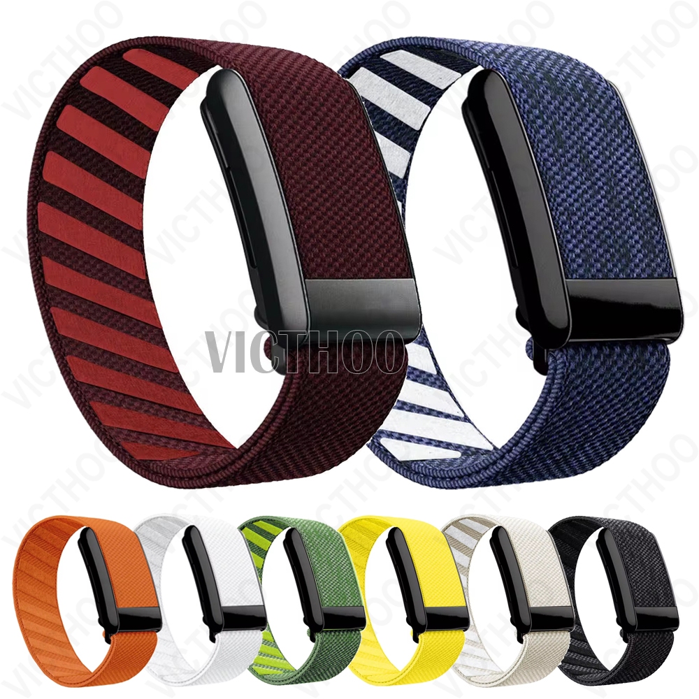 สายนาฬิกาไนลอนยืดหยุ่นนุ่ม Colorful สายรัดทดแทนสําหรับ Whoop 4.0 5.0 ONE PEAK LIFE MG