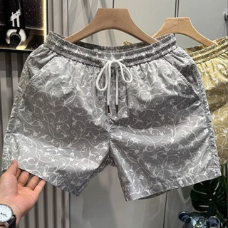 EERSHENSHIE กางเกงขาสั้นลําลองอินเทรนด์ใหม่ผู้ชายฤดูร้อนกางเ…