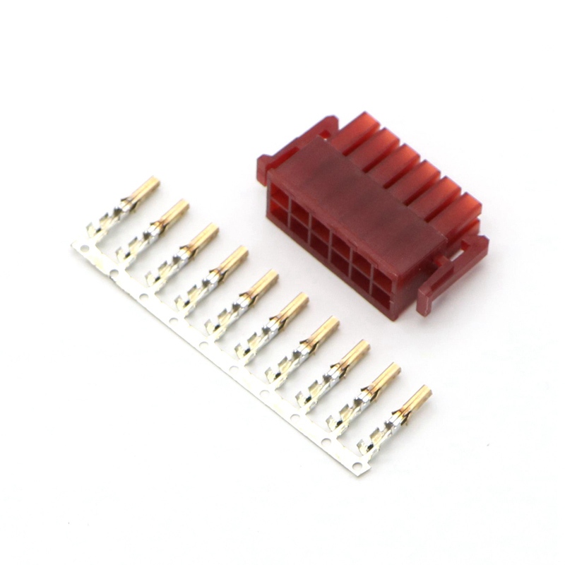 ขั้วต่อ PSU 12Pin สีแดงพร้อมพินเทอร์มินัลสําหรับ Enermax