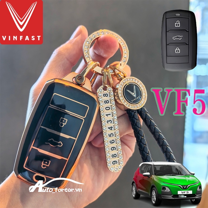 Vinfast Car Key Case Vinfast VF5 Remote Key Case เหมาะสําหรับ Vinfast VF5