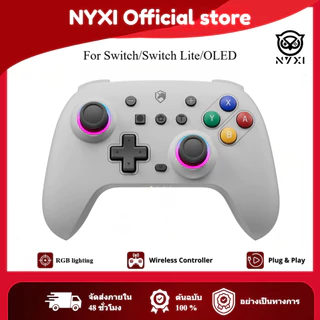 [BEST SELLER] NYXI Wireless Pro Controller สําหรับ Nintendo Switch/Lite/OLED – ตัวควบคุมการเล่นเกมพร้อมจอยสติ๊ก Hall Effect, One-Tap Wake-Up, มาโครที่ตั้งโปรแกรมได้, Gyro & Turbo 6 แกน GamePad COD