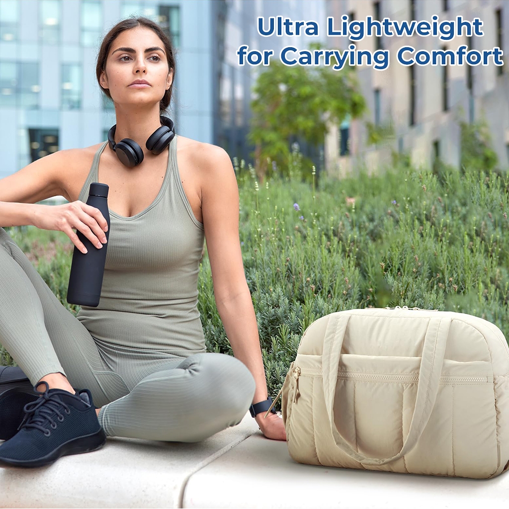 BAGSMART กระเป๋า ความจุขนาดใหญ่ กระเป๋าฟิตเนส แบบแยกแห้ง และเปียก Travel Duffel Bag Gym Bag