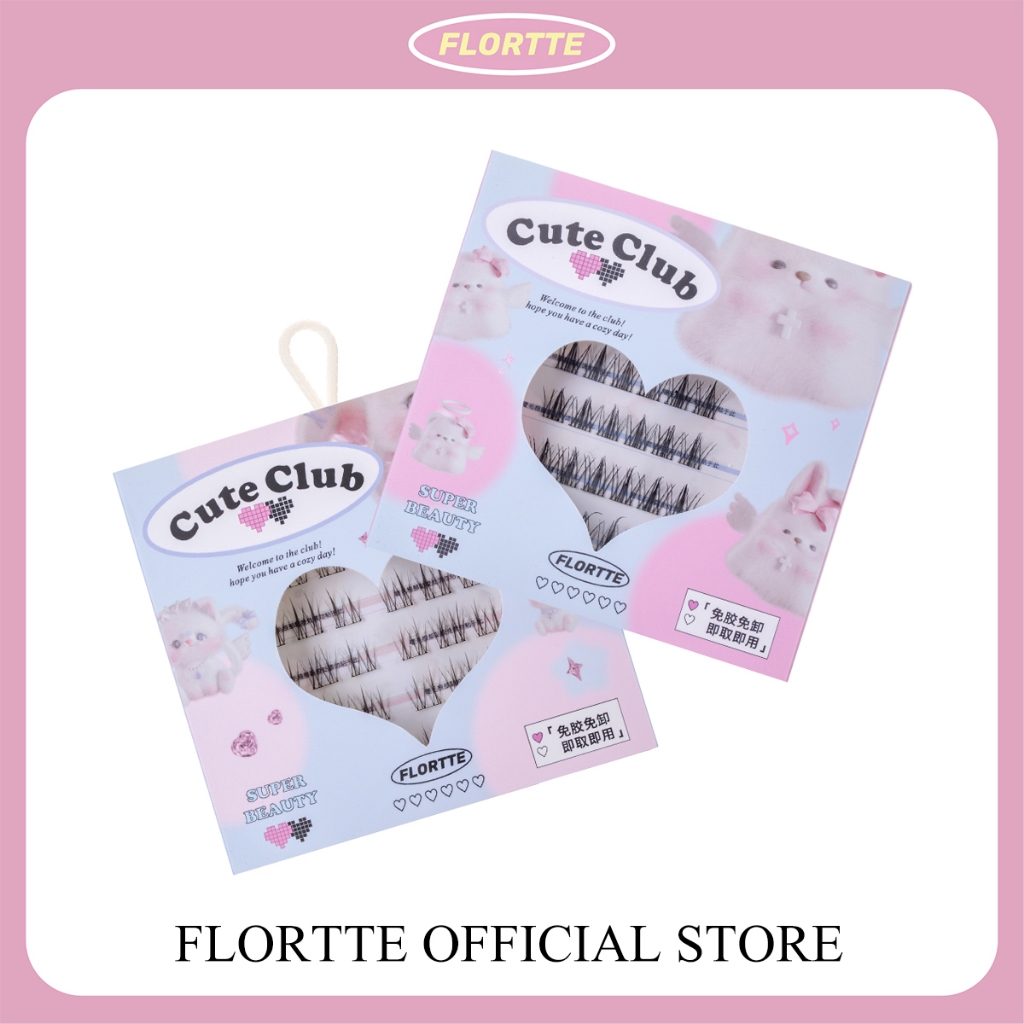 Flortte I Am Super Beauty ขนตาปลอมไร ้ กาว