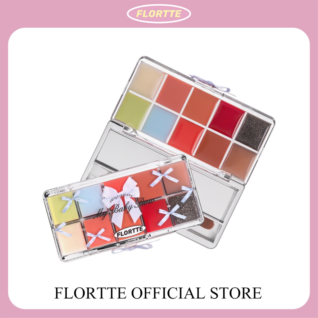 Flortte Peng Princess Jelly Lip Gloss Palette