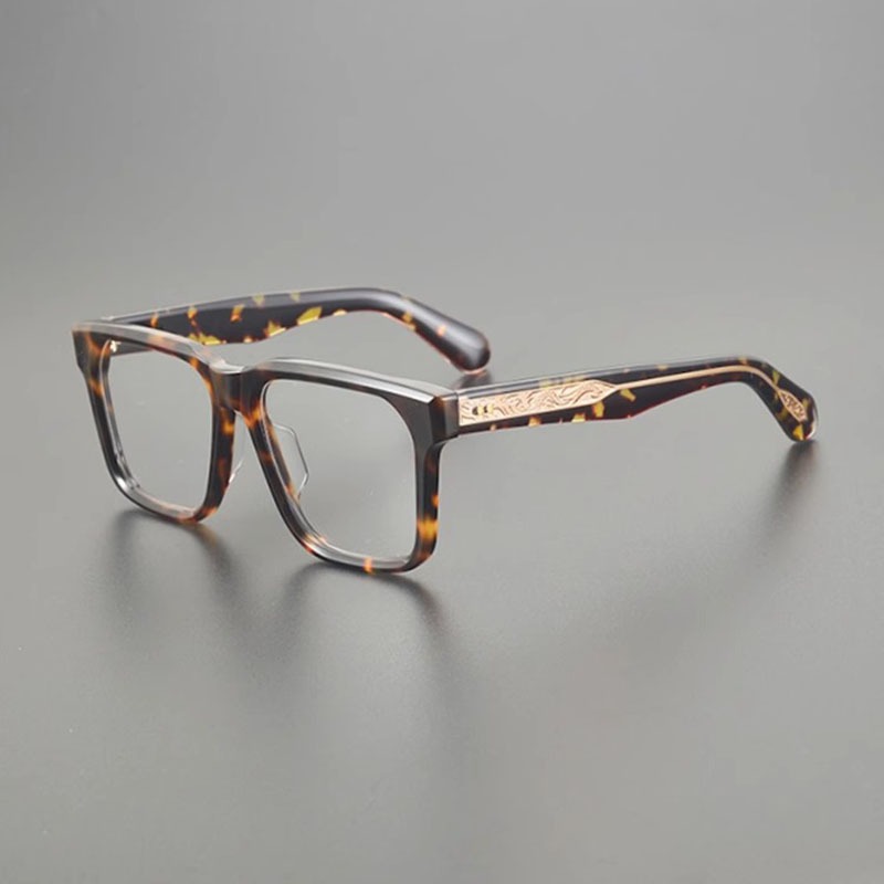 ขนาดใหญ่ 8.0 หนา Acetate กรอบแว่นตา JACQUES ผู้ชายสแควร์กรอบแว่นตาขนาดใหญ่ JMM308lX