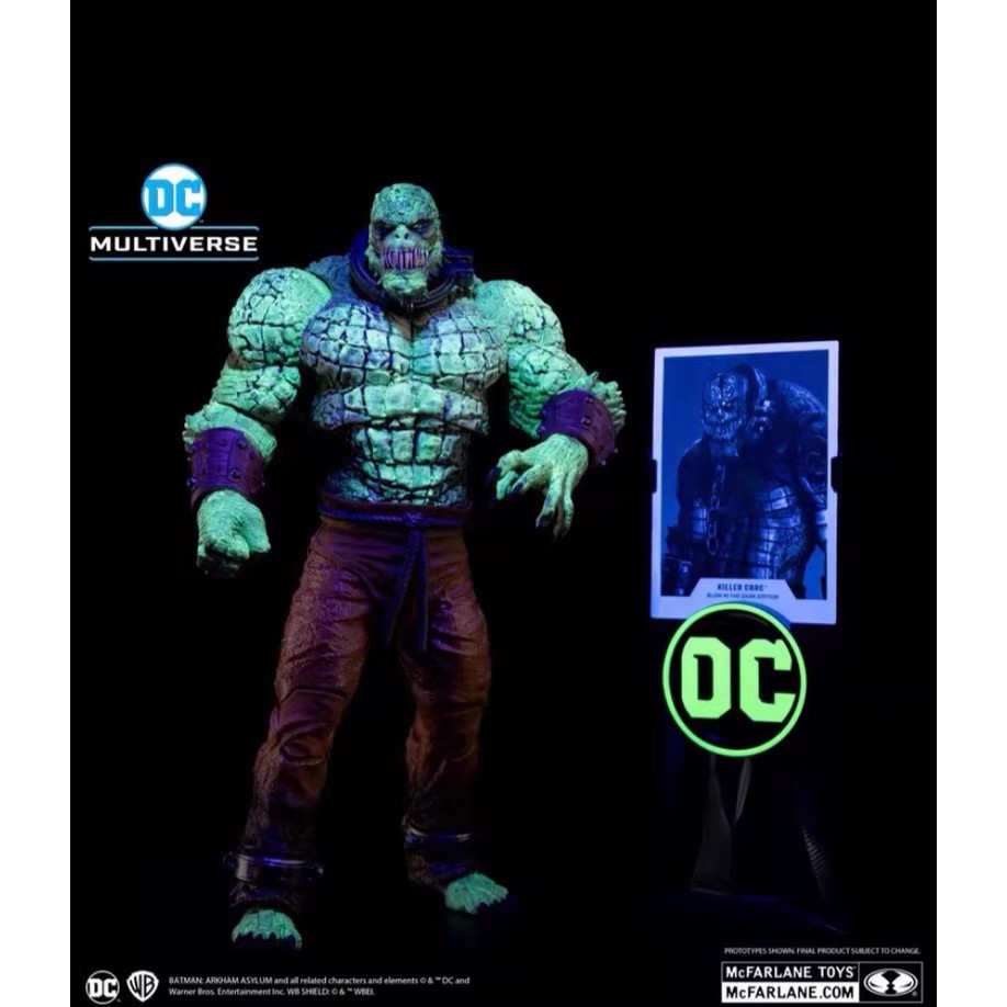 McFarlane Killer Croc Glow-in-the-Dark Edition Action Figure