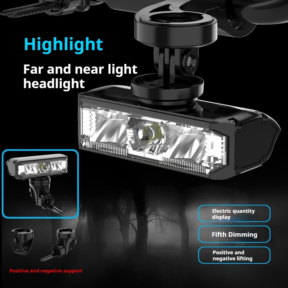 ไฟจักรยานแผ่นแนวนอนอลูมิเนียมอัลลอยด์ยกอย่างเป็นทางการแบบบูรณาการ พิมพ์-ค ชาร์จเร็วไฟขี่กลางคืนอุปกรณ์ขี่