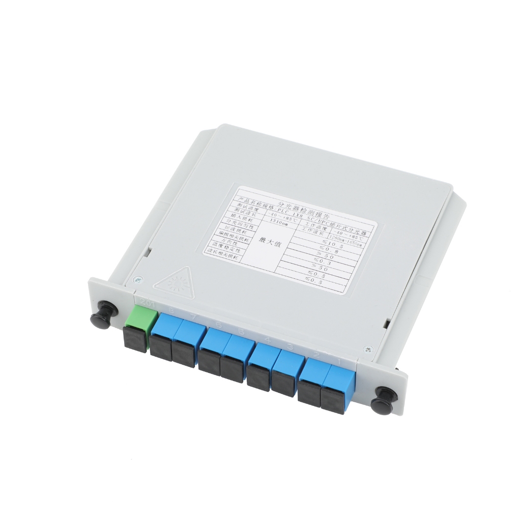 APC/SC to UPC/SC 1 ถึง 2/4/8/16/32/64 กล่องแยกไฟเบอร์ Plug-in สําหรับการสื่อสารไฟเบอร์ออปติก - รูปที่ 6