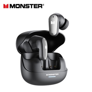Monster MQT52 Wireless Earphones Bluetooth 5.4 HD Call Noise Cancelling Low Latency Gaming Headsets With Mic