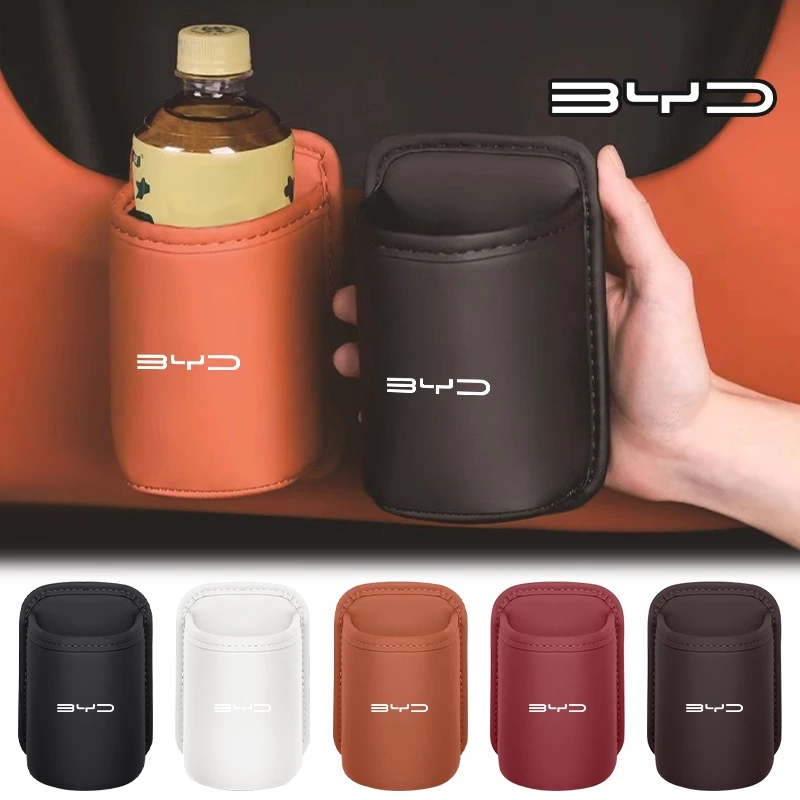 ภายในรถเก็บกระเป๋าสวมใส่รถร้านขายของชําถ้วยสําหรับ BYD Atto 3 หยวน Plus F3 E6 F0 G3 I3 Ea1 เพลง Max Tang