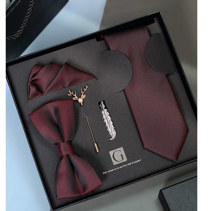 ผูก ผู้ชายอย่างเป็นทางการสบายๆโบว์ผูกชุดกล่องของขวัญเจ้าบ่าวแต่งงานเวอร์ชั่นเกาหลีวันวาเลนไทน์ของขวัญวันเกิดสําหรับเด็กผู้ชายอินเทรนด20250312