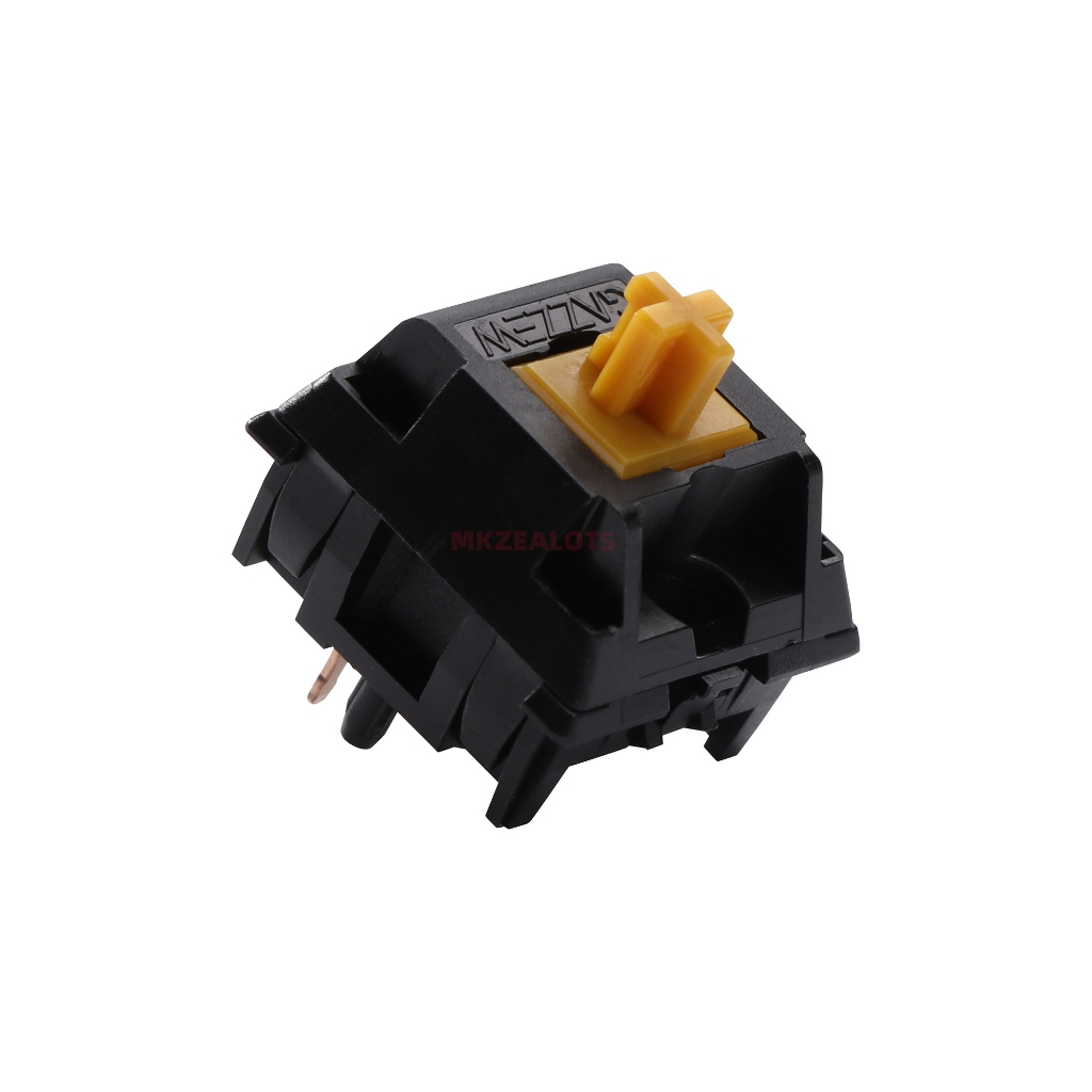 Gazzew Boba BLACK U4t V2 Torky Tactile Switches สําหรับการปรับแต่งคีย์บอร์ดแบบกลไก 5pin 62g 68g ด้าน