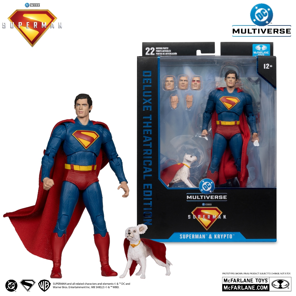 [สั่งซื้อล่วงหน้า] McFarlane Toys Superman และ Krypton (Superman Movie) Deluxe Theatrical Edition DC