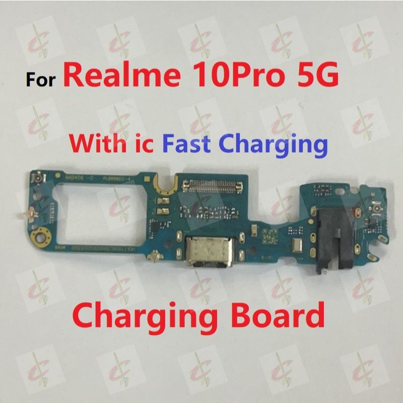 แพรตูดชาร์จ ตูดชาร์จ (Charging board) สายชาร์จ สําหรับ Realme 10 Pro 5G แพรต่อบอร์ด (Board Flex) สายแพร RMX3663 RMX3660 RMX3661 - รูปที่ 2