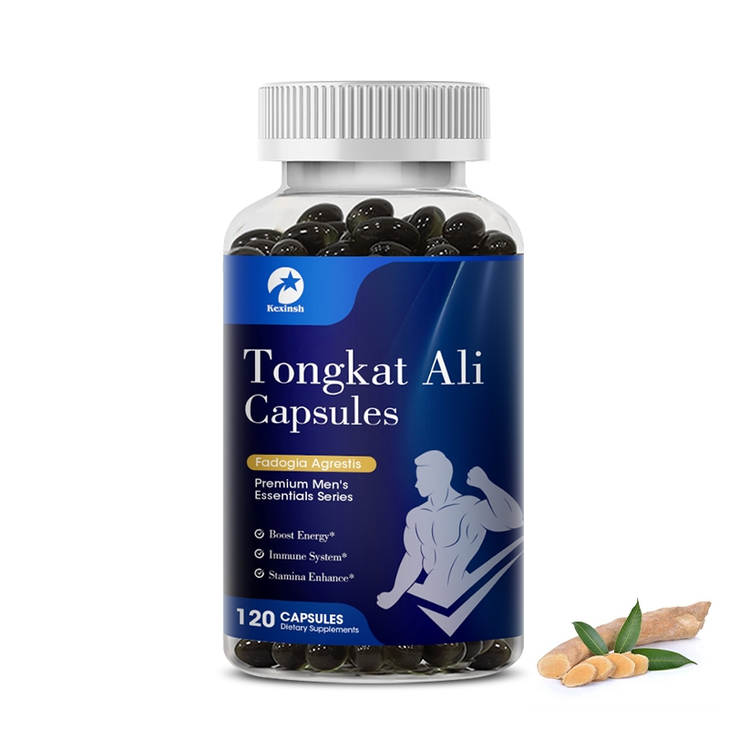 Kexinsh Tongkat Ali Maca Capsules ไตช่วยเพิ่มสมรรถภาพชาย Anti-Fatigue Relief Gout