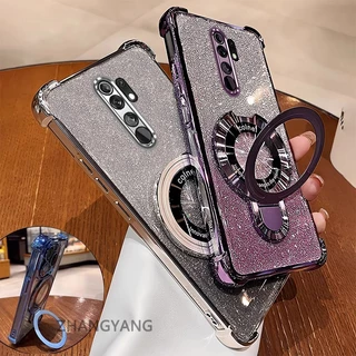 เคสโทรศัพท์สําหรับOPPO A5 2020 A9 2020 แฟลชElectroplatedเคสโทรศัพท์ความงามผู้ถือโทรศัพท์ออกแบบใหม่ซิลิโคนTPU anti drop soft shell
