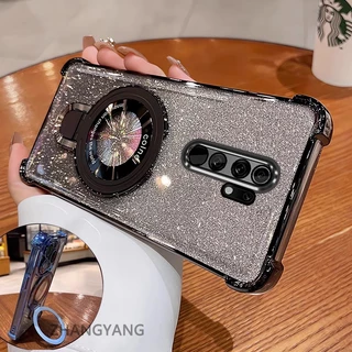 เคสโทรศัพท์สําหรับOPPO A5 2020 A9 2020 แฟลชElectroplatedเคสโทรศัพท์ความงามผู้ถือโทรศัพท์ออกแบบใหม่ซิลิโคนTPU anti drop soft shell
