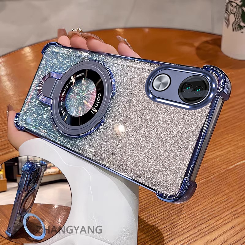 เคสโทรศัพท์สําหรับVivo V50 5GแฟลชElectroplatedเคสโทรศัพท์ความงามผู้ถือโทรศัพท์ออกแบบใหม่ซิลิโคนTPU anti drop soft shell - รูปที่ 3