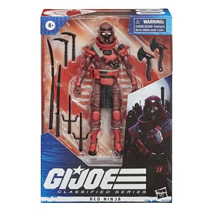 Hasbro GIJoe Classified Series GIJoe Red Ninja GIJoe Action Figures ของเล่น 6 นิ้ว 100% ยี่ห้อใหม่